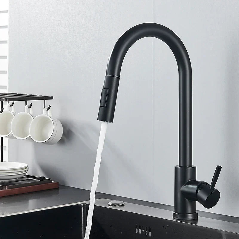 360° Swivel Kitchen Tap with Ergonomic Lever and Modern Design