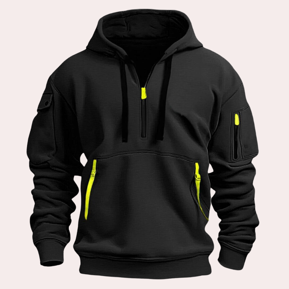 Men's Casual Hoodie with Comfortable Fit for Everyday Wear