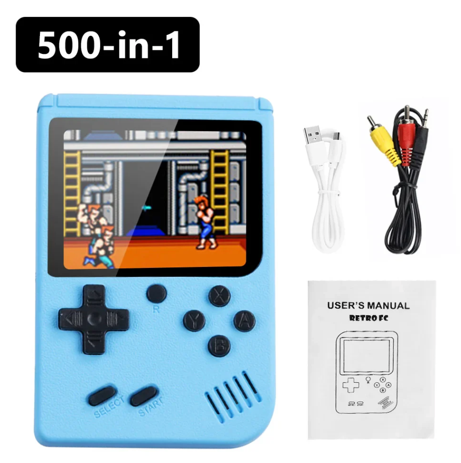 Retro Handheld Game Console with 400 Built-In Classic Games