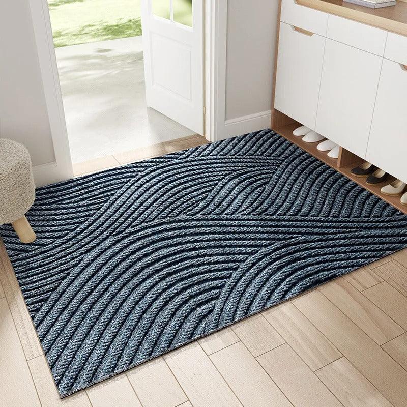 Non-Slip PVC Door Mat with Scandinavian Design for Indoor and Outdoor