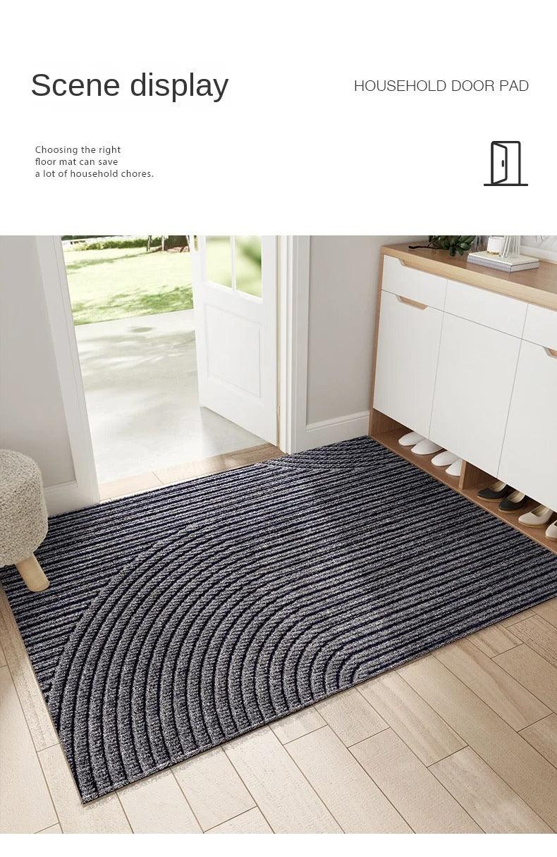 Non-Slip PVC Door Mat with Scandinavian Design for Indoor and Outdoor