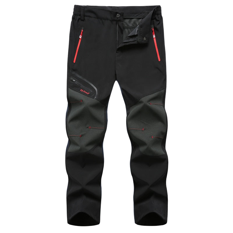 Men's Waterproof Convertible Hiking Trousers with Zip-Off Legs