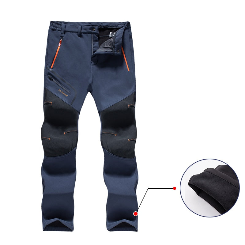 Men's Waterproof Convertible Hiking Trousers with Zip-Off Legs