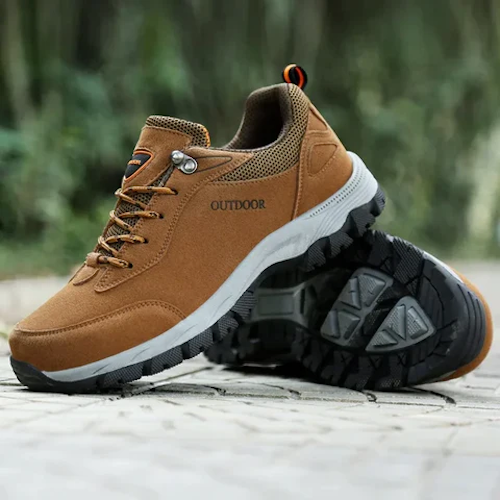 Men's Outdoor Hiking Trainers with Lace-Up and Cushioned Sole
