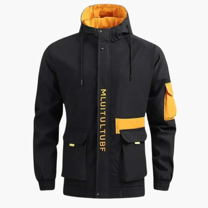 Giacca casual con cappuccio da uomo