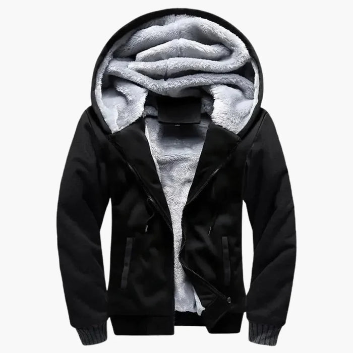 Chaqueta para hombre con capucha y cremallera