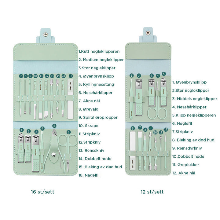 Neccesett Travel-Set - Multifunctional | 12/16 Parts