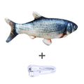 Sprattlande orange fisk kattleksak