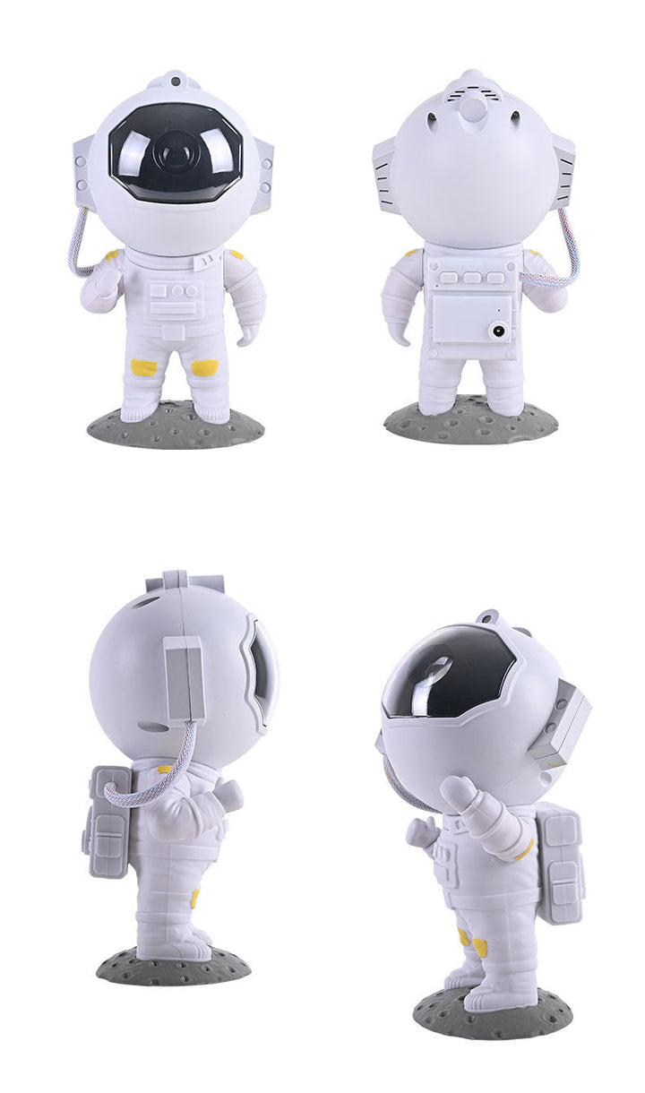 Stjärnprojektor med astronaut, galax och nebulosa för sovrummet