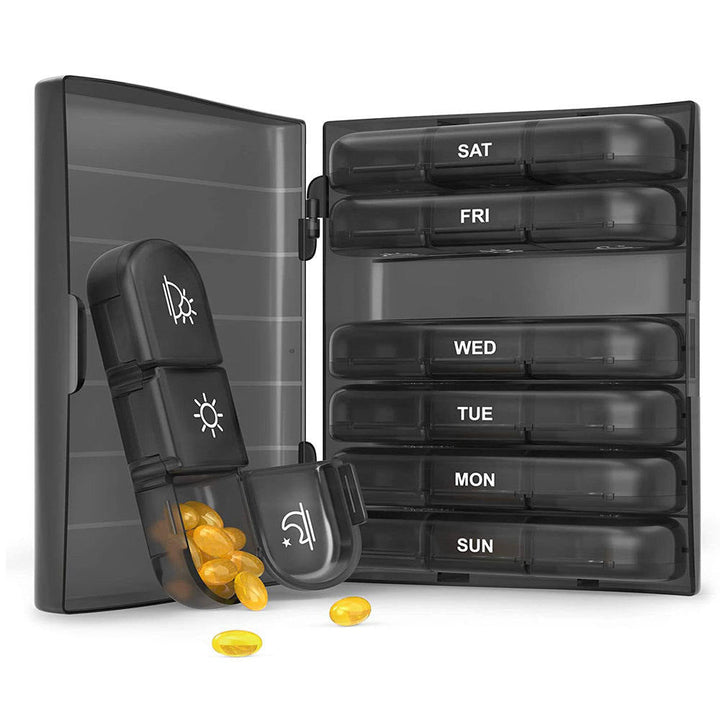 Practical 7 - dagars pille tin for easy medicine organization