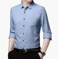 Dominik - Casual long-sleeved checked shirt for men