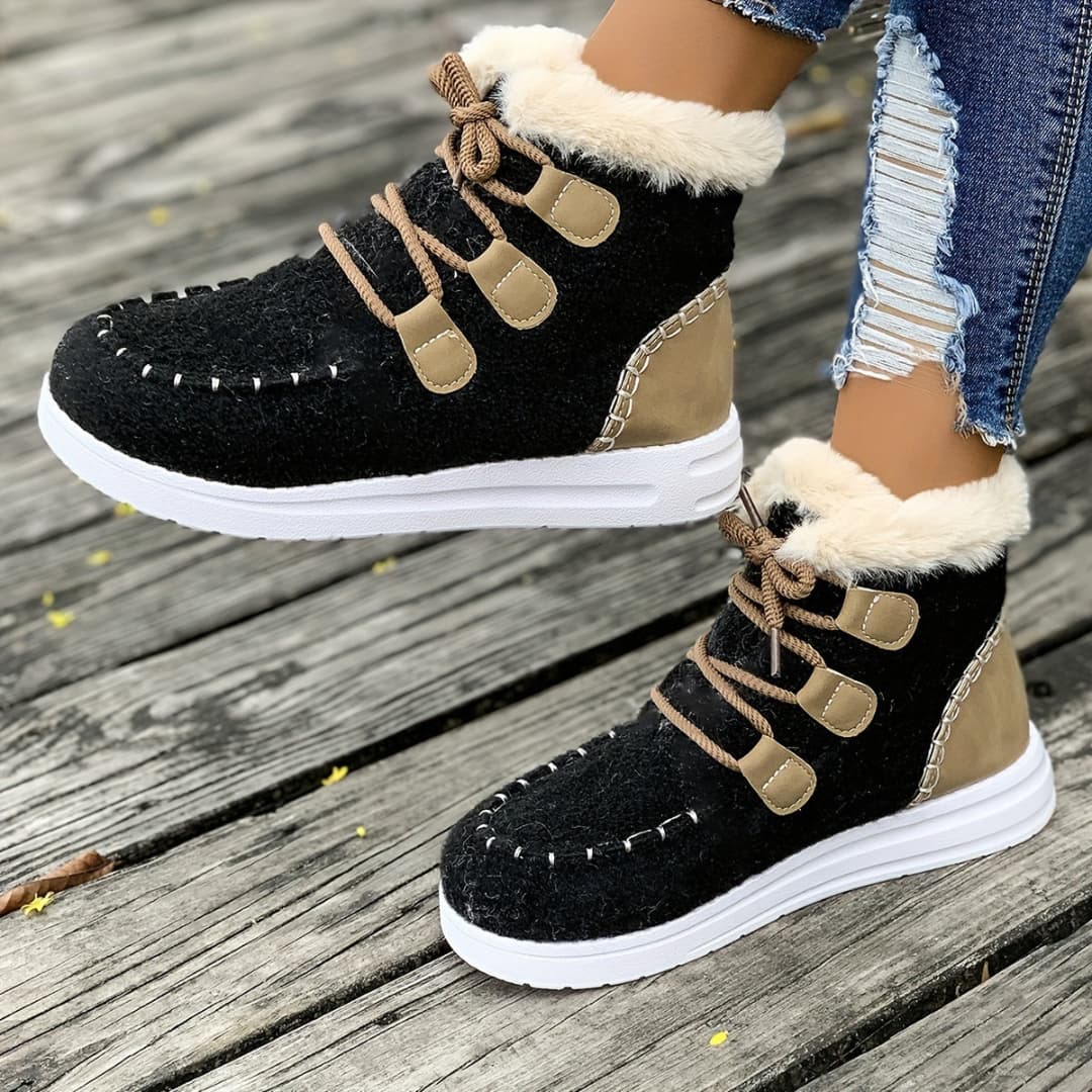 Women Fôrede Snow boots Warmth Cosy for Winter