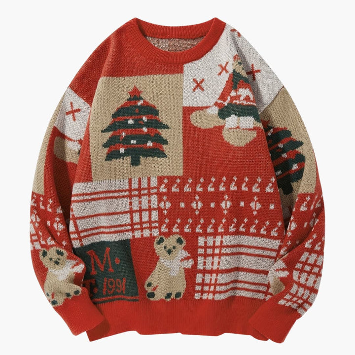 Julebjörn Pattern Knitted Jumper Cosy and Fun