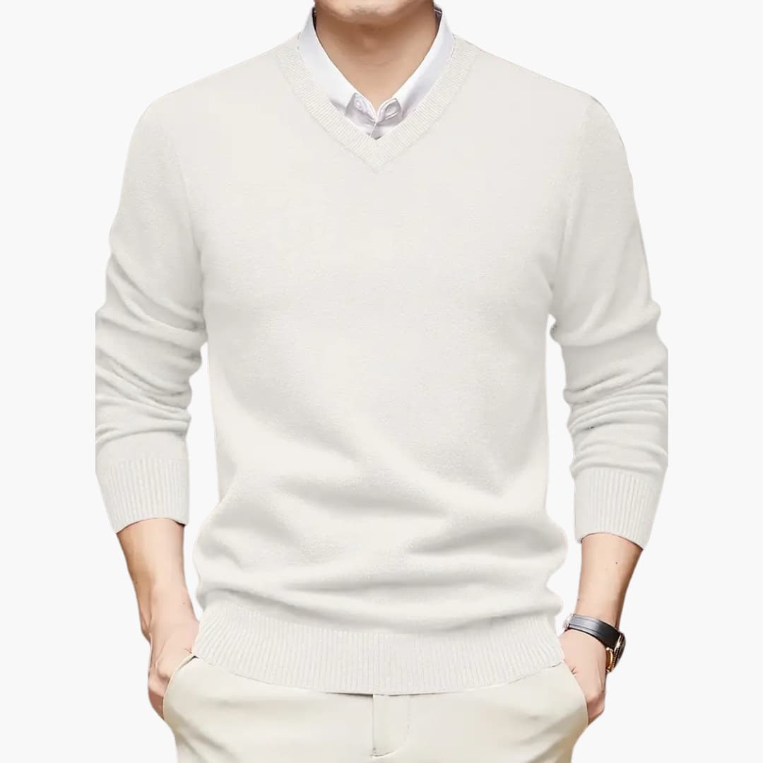 Pavel - Stylish long-sleeved jumper for men