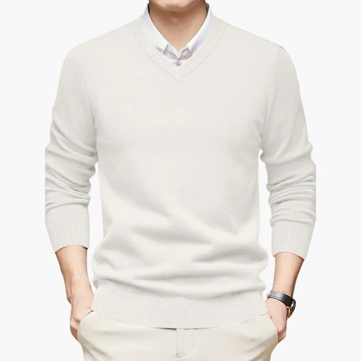 Pavel - Stylish long-sleeved jumper for men