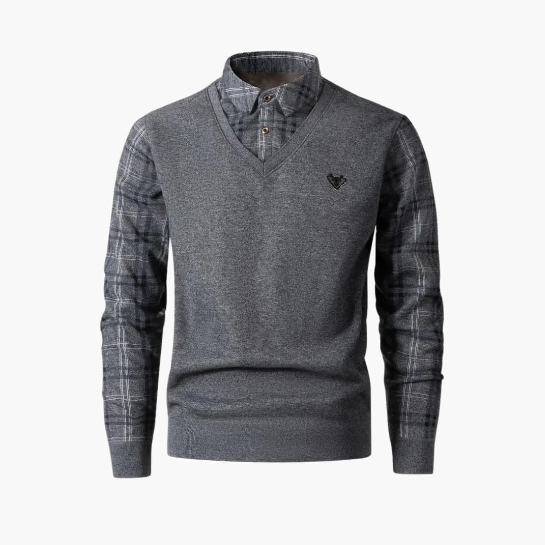 Peter - Stylish long-sleeved jumper for men