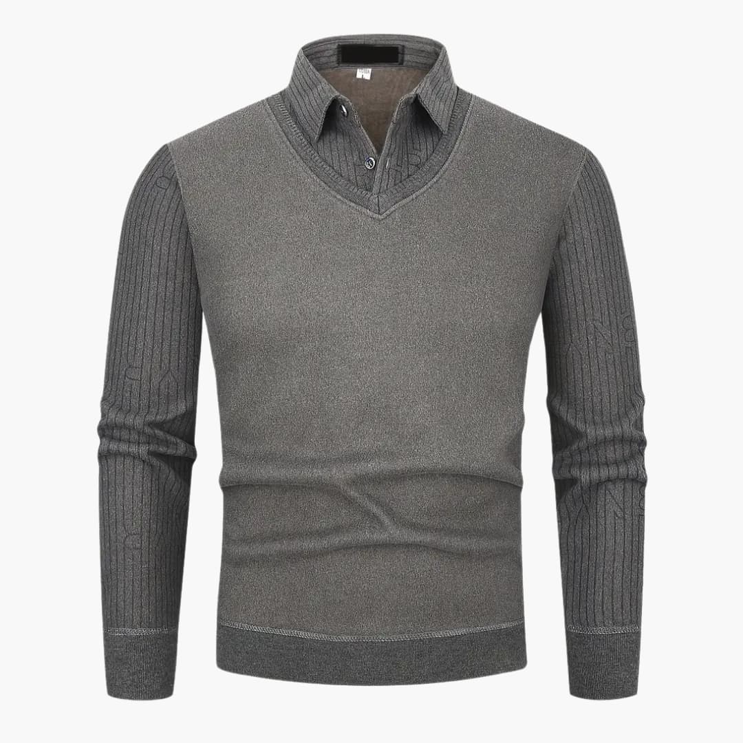 Nestor - Warm knitted jumper for men
