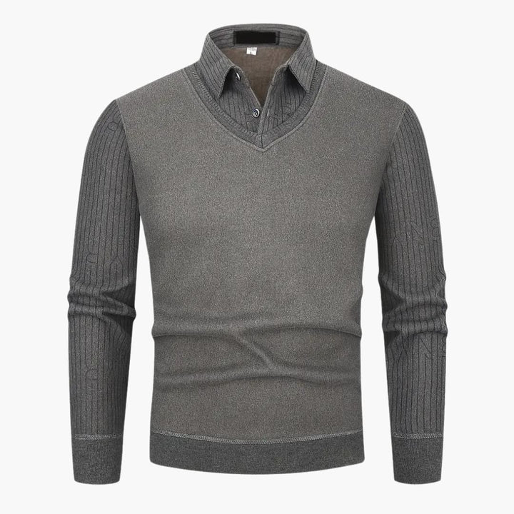 Nestor - Warm knitted jumper for men