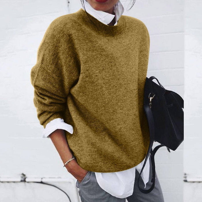 Maglione da donna in morbida maglia fine, dallo stile classico intramontabile