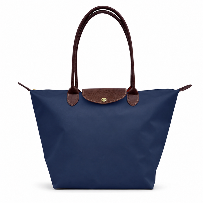 Strukturierte Shopper-Tasche für Damen mit verstellbarem Schulterriemen
