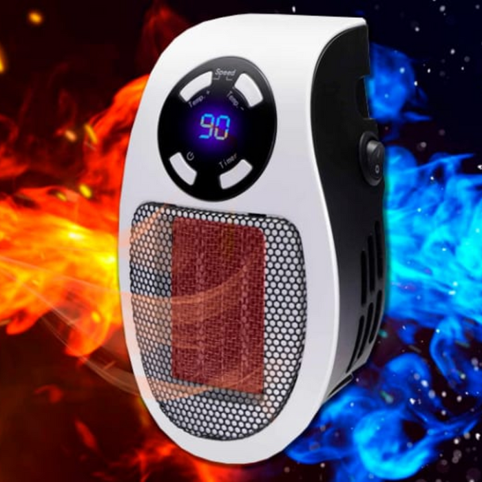 Mini calefactor eléctrico portátil enchufable para espacios personales