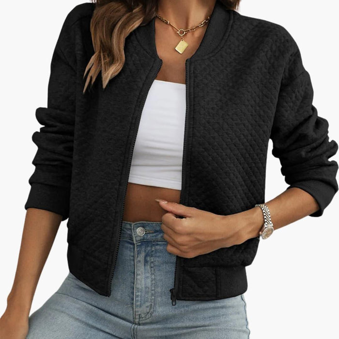 Veste bomber de mi-saison pour femme