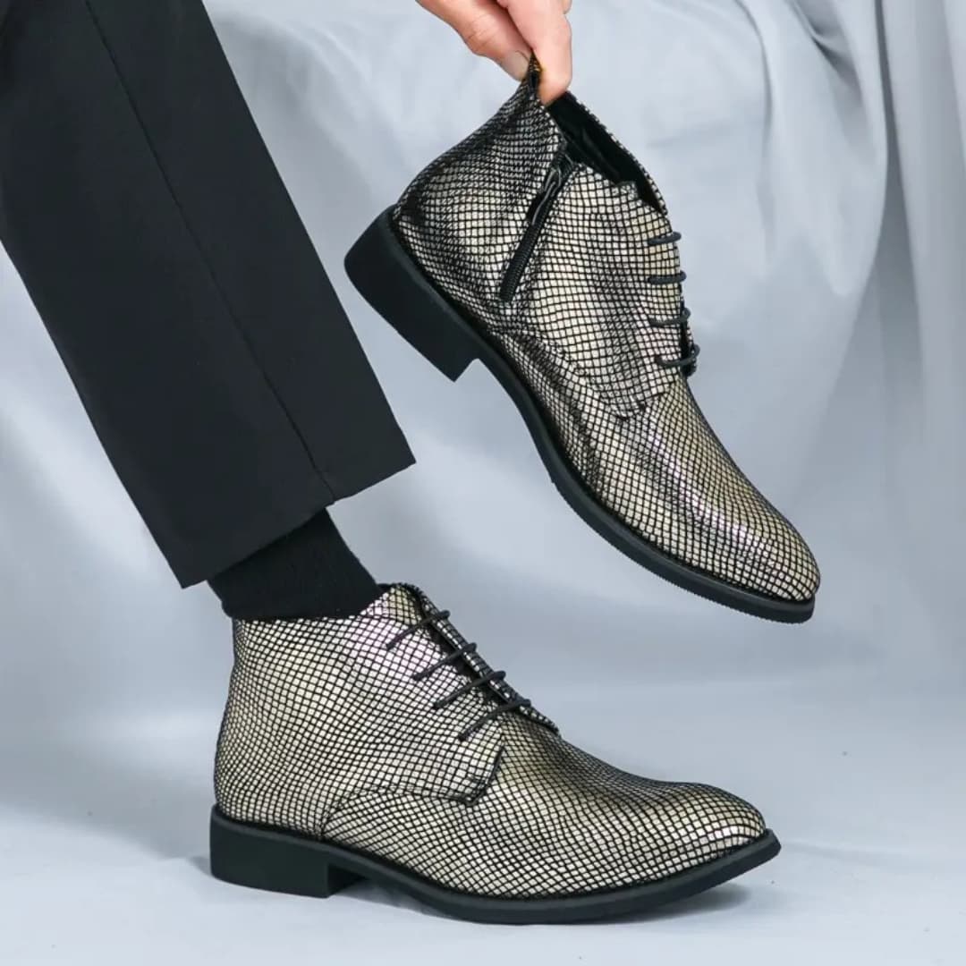 Augustin - Stylish Chelsea-boots with laces for men