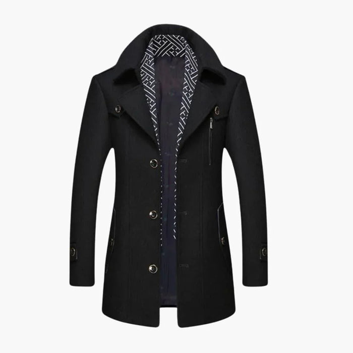 Wollen jas voor heren  Elegant en warm voor winterse dagen