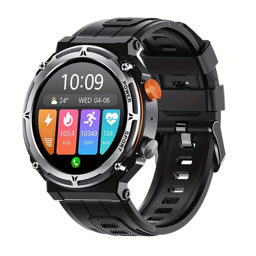 Purspo Outdoors Smartwatch Waterproof Sportsklokke for men