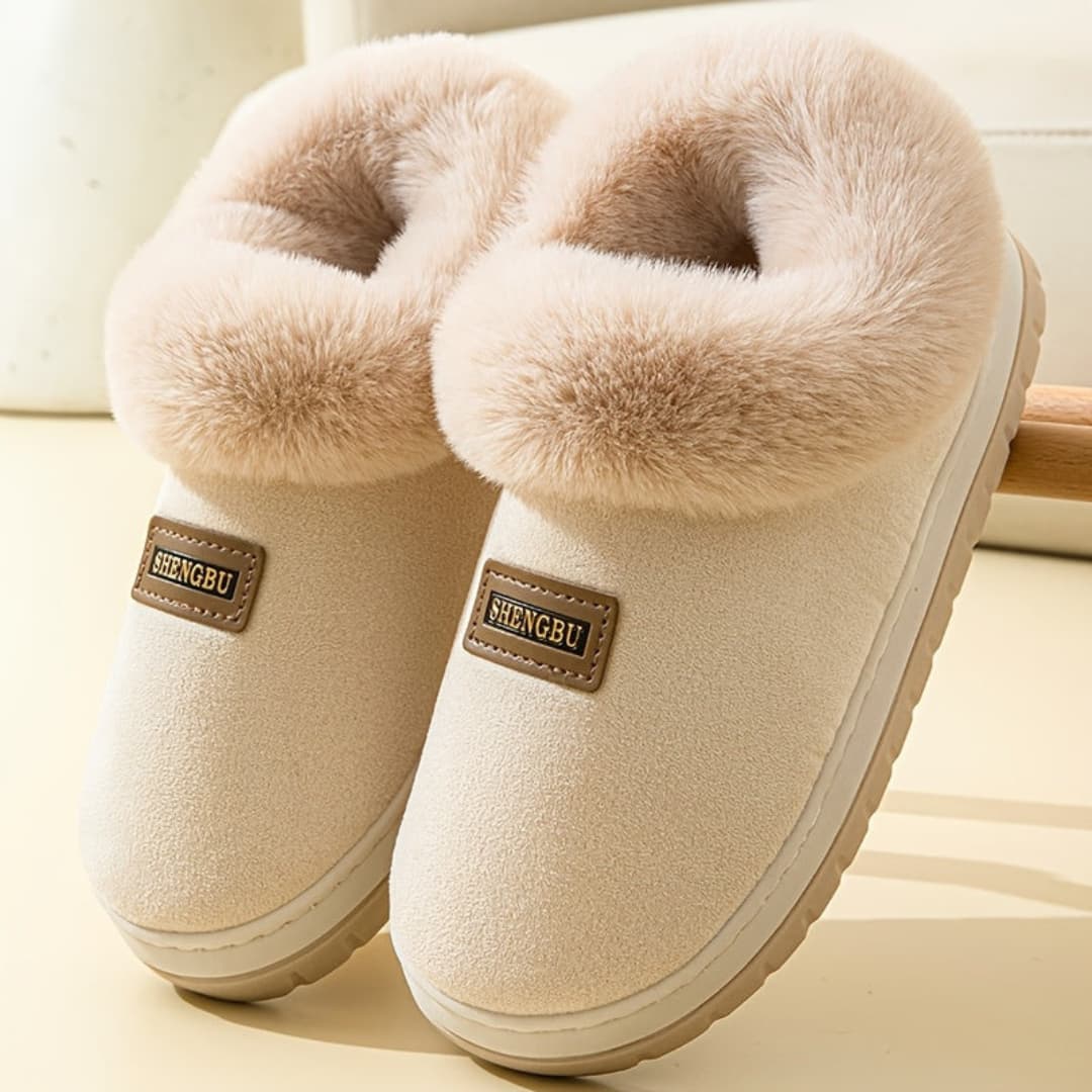 CozyStride - Cosy winter slippers in plysj for men and women