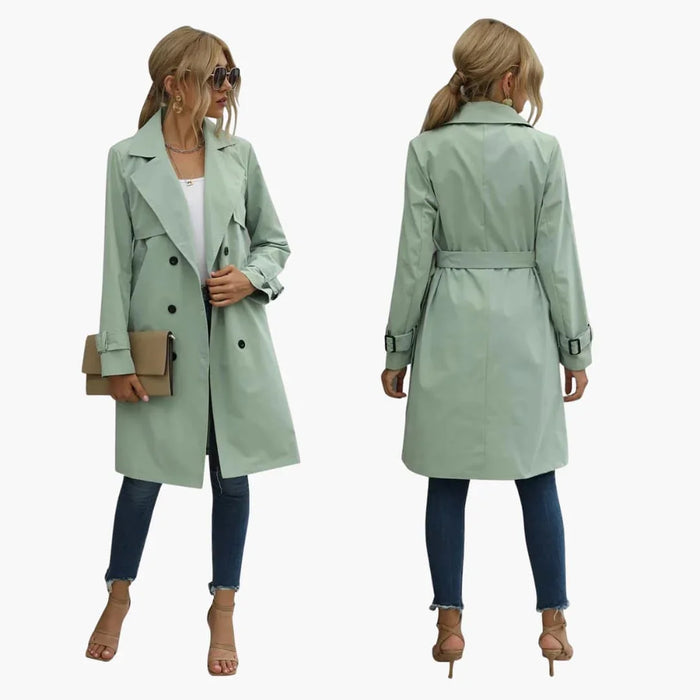 Knielanger Trenchcoat für Damen