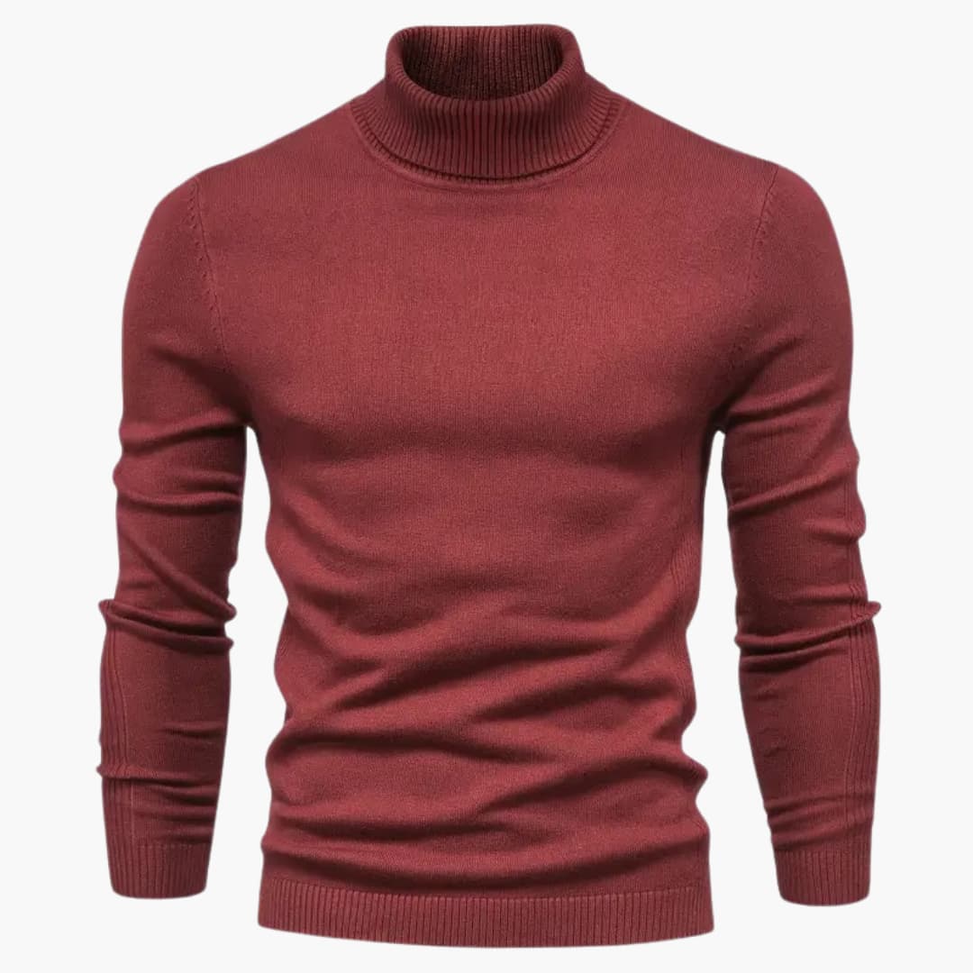 Cornelius - Stylish slim roll neck in close-fitting fit for men