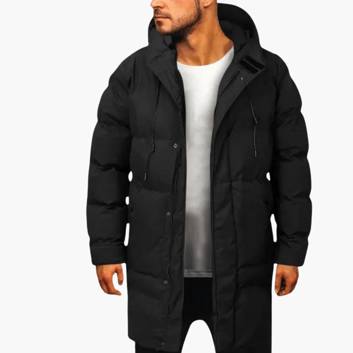 Parka para hombre chaqueta de invierno con capucha y aislamiento térmico
