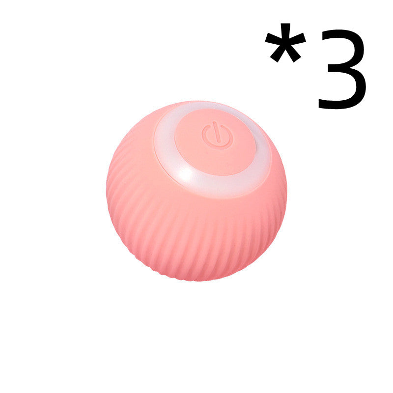 Kattleksak med rullande boll, intelligent rörelse och USB-laddning
