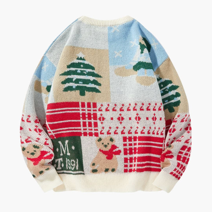 Julebjörn Pattern Knitted Jumper Cosy and Fun