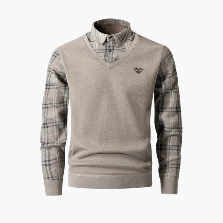 Peter - Stylish long-sleeved jumper for men
