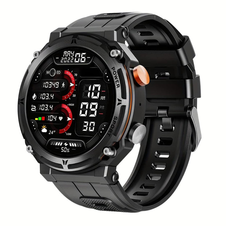 Purspo Outdoors Smartwatch Waterproof Sportsklokke for men