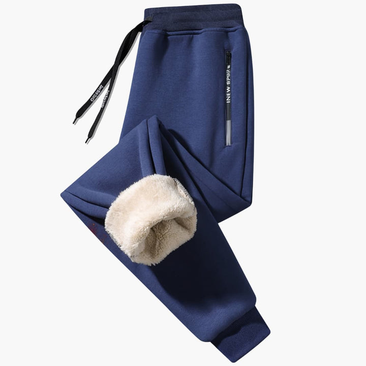 Casual Fleece-forede Trousers for Men
