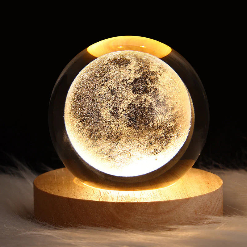 3D Crystal Night Light for Romantic Atmosphere