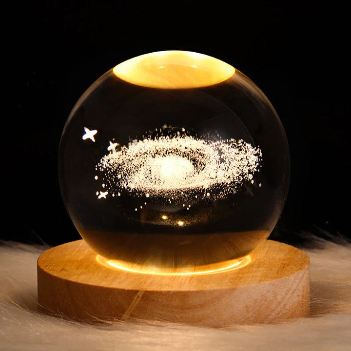 3D Crystal Night Light for Romantic Atmosphere
