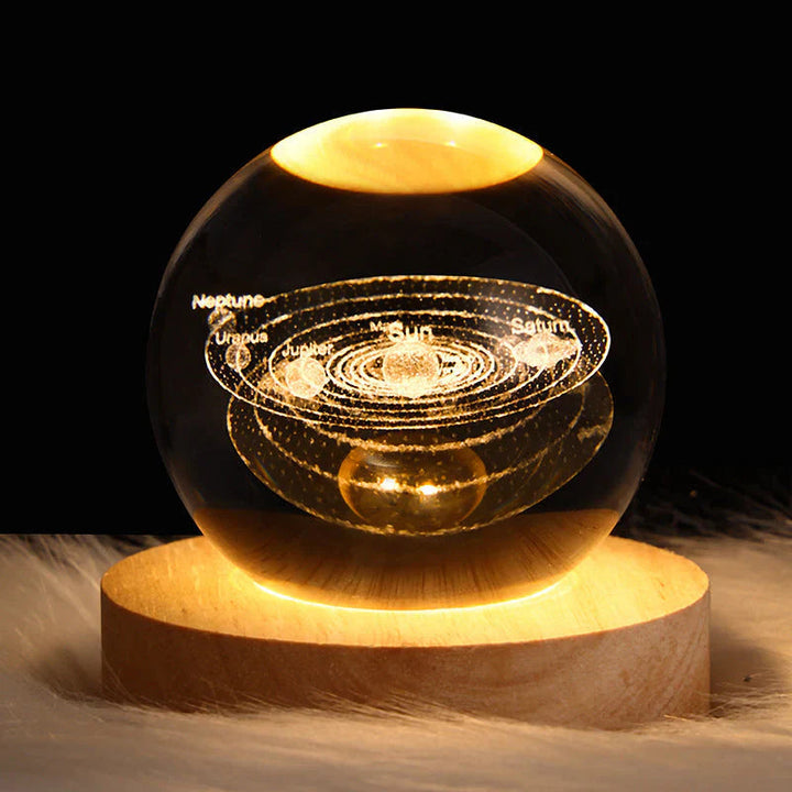 3D Crystal Night Light for Romantic Atmosphere
