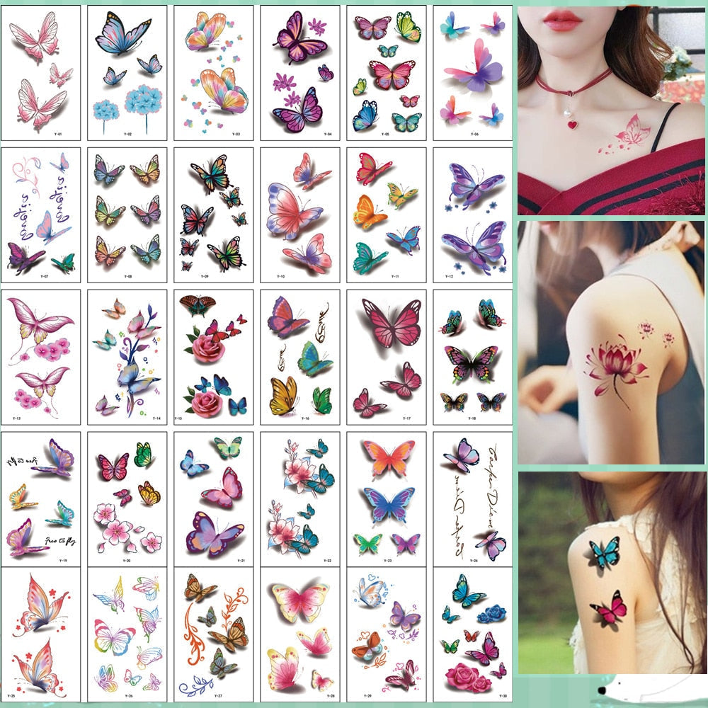 Realistic 3D Temporary Tattoos