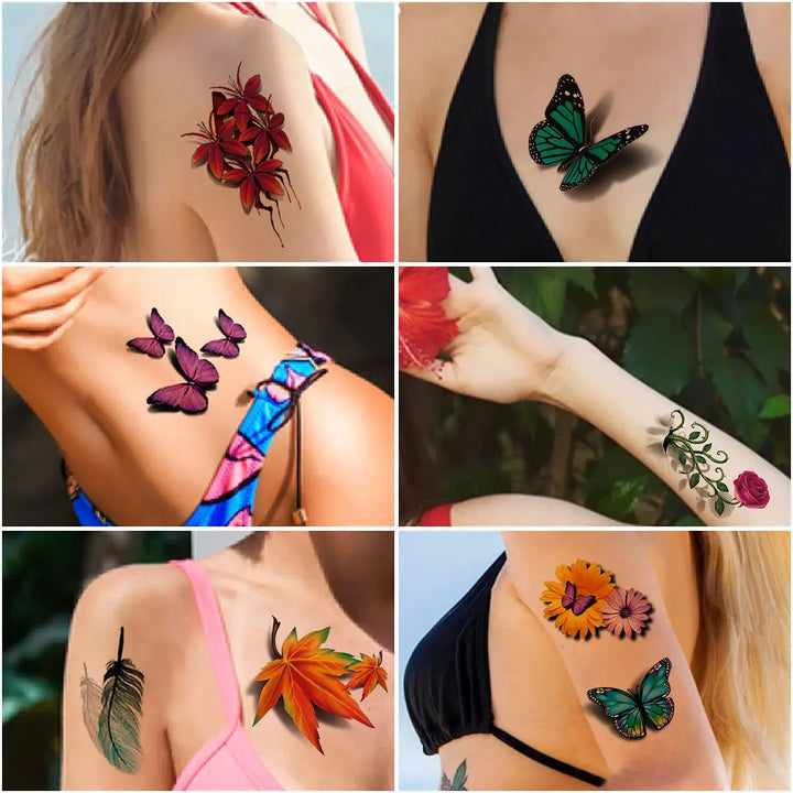 Realistic 3D Temporary Tattoos