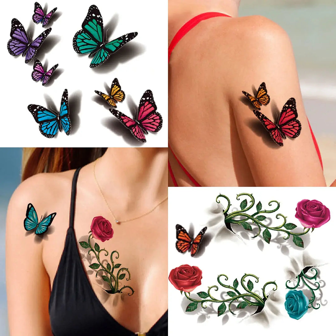Realistic 3D Temporary Tattoos