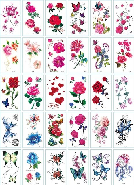 Realistic 3D Temporary Tattoos