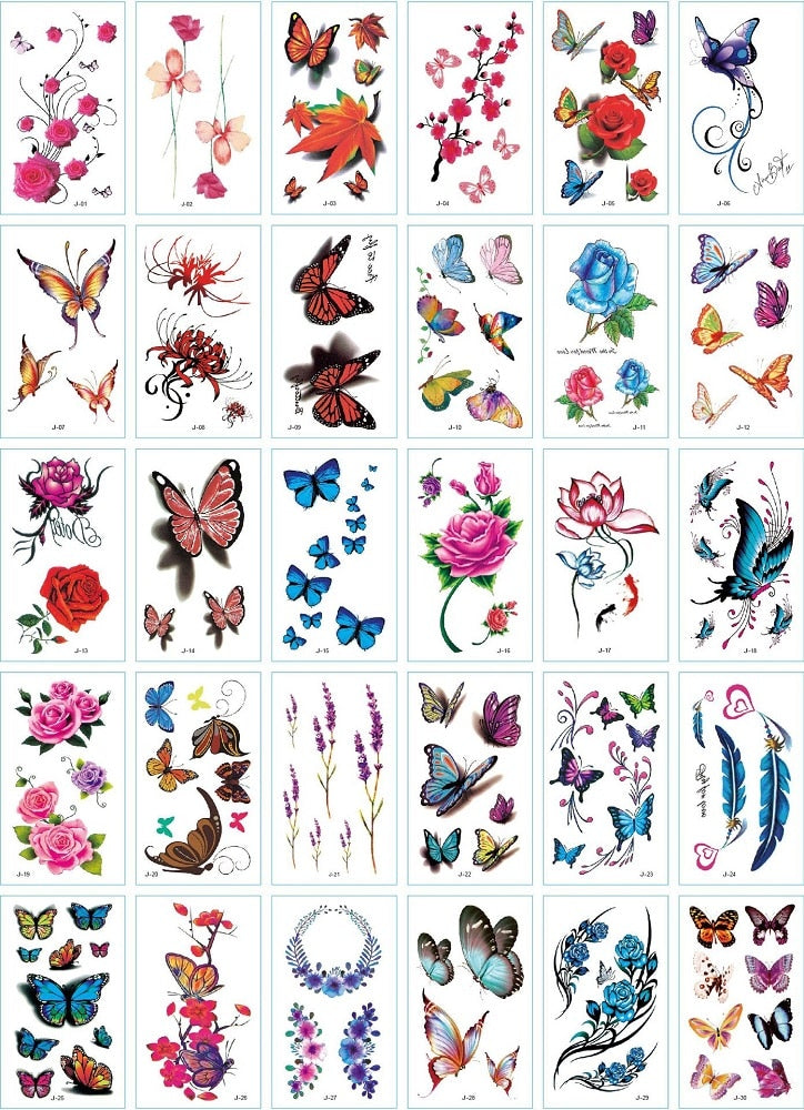 Realistic 3D Temporary Tattoos