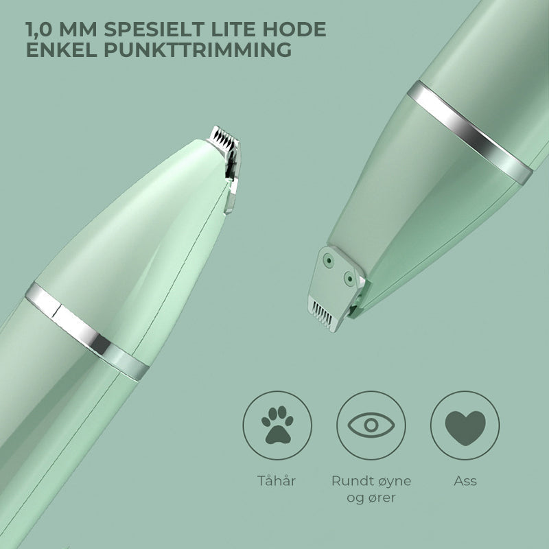 4-in-1 Quiet Pet Hair Clipper with Nail Grinder for Cats and Dogs