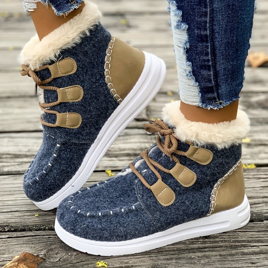 Women Fôrede Snow boots Warmth Cosy for Winter