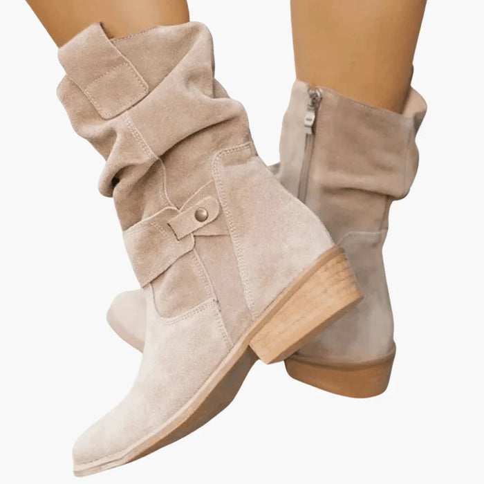 Knöchelhohe Stiefel mit Absatz für Damen Elegant & Bequem
