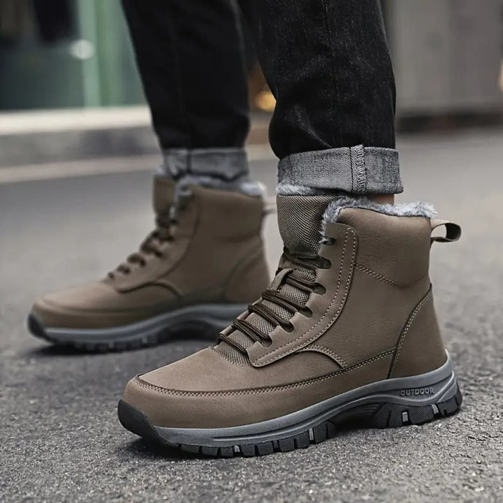 Leandro - Warmth snow boots with high top for men